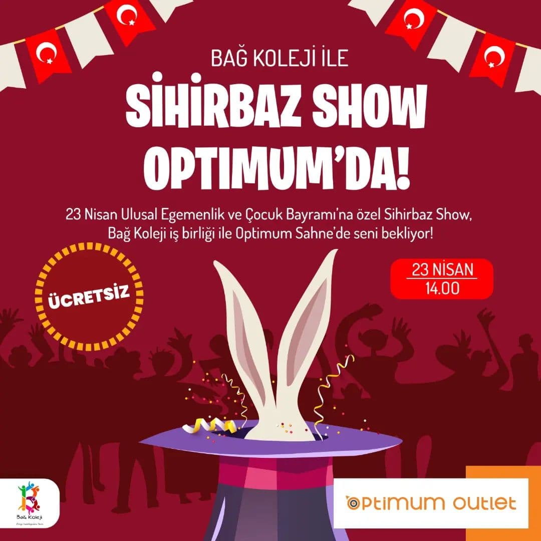 ankara optimum outlet 23 nisan etkinlik