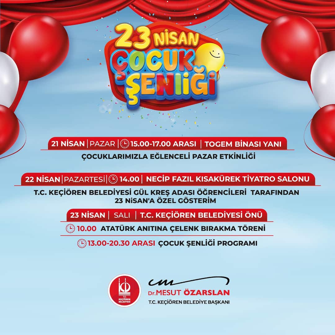 kecioren belediyesi 23 nisan