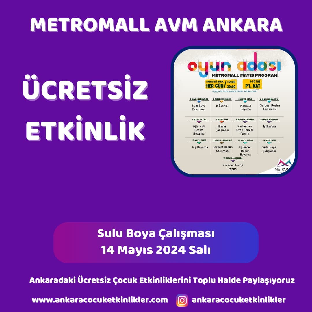 metromall avm 14 mayis Sulu Boya Calismasi