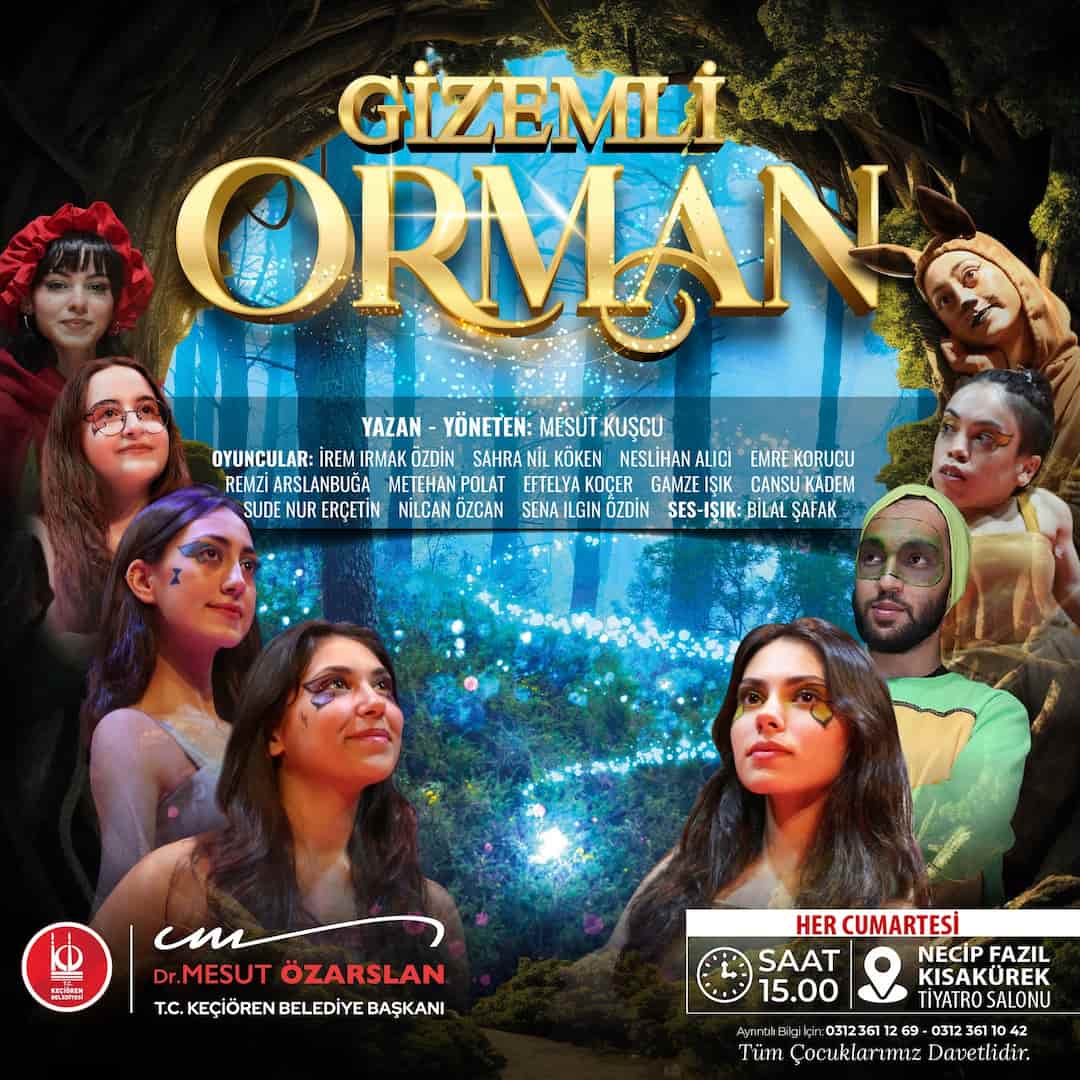 ucretsiz cocuk tiyatrosu gizemli orman 4 mayis