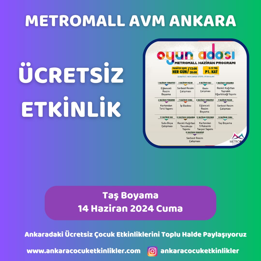 Metromall avm 14 haziran Tas Boyama