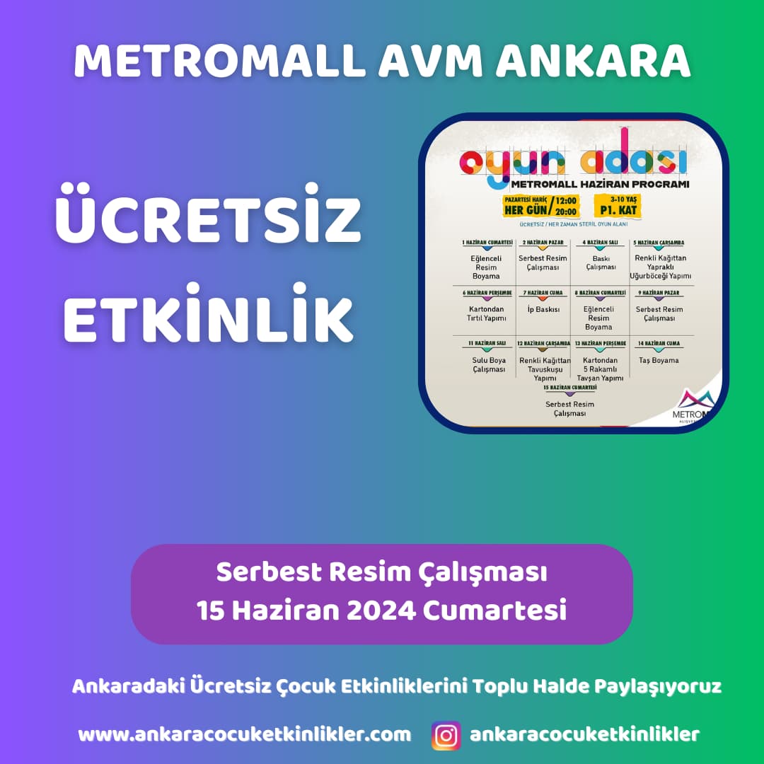 metromall avm 15 haziran Serbest Resim Calismasi