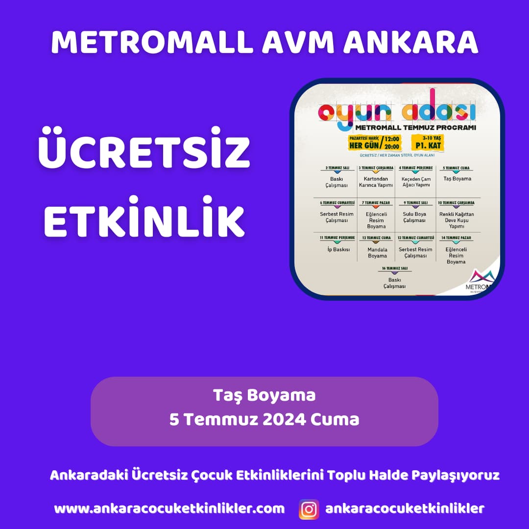 metromall avm 5 temmuz Tas Boyama