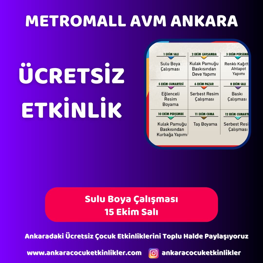 metromall avm 15 ekim sulu boya calismasi