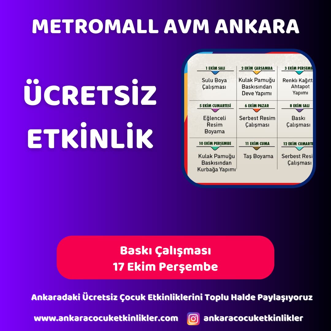 metromall avm 17 ekim baski calismasi