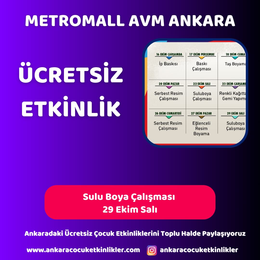metromall avm 29 ekim sulu boya calismasi