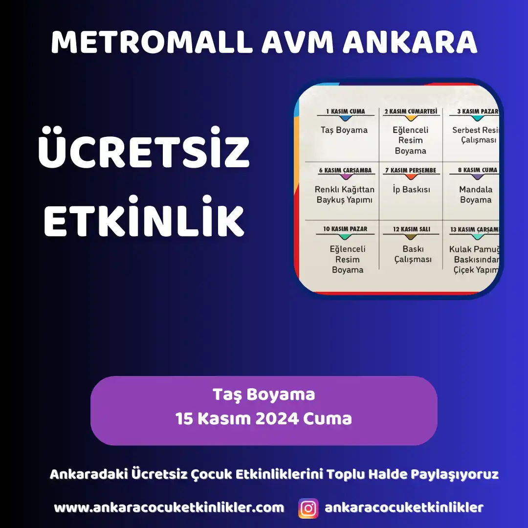 metromall avm 15 kasim Tas Boyama