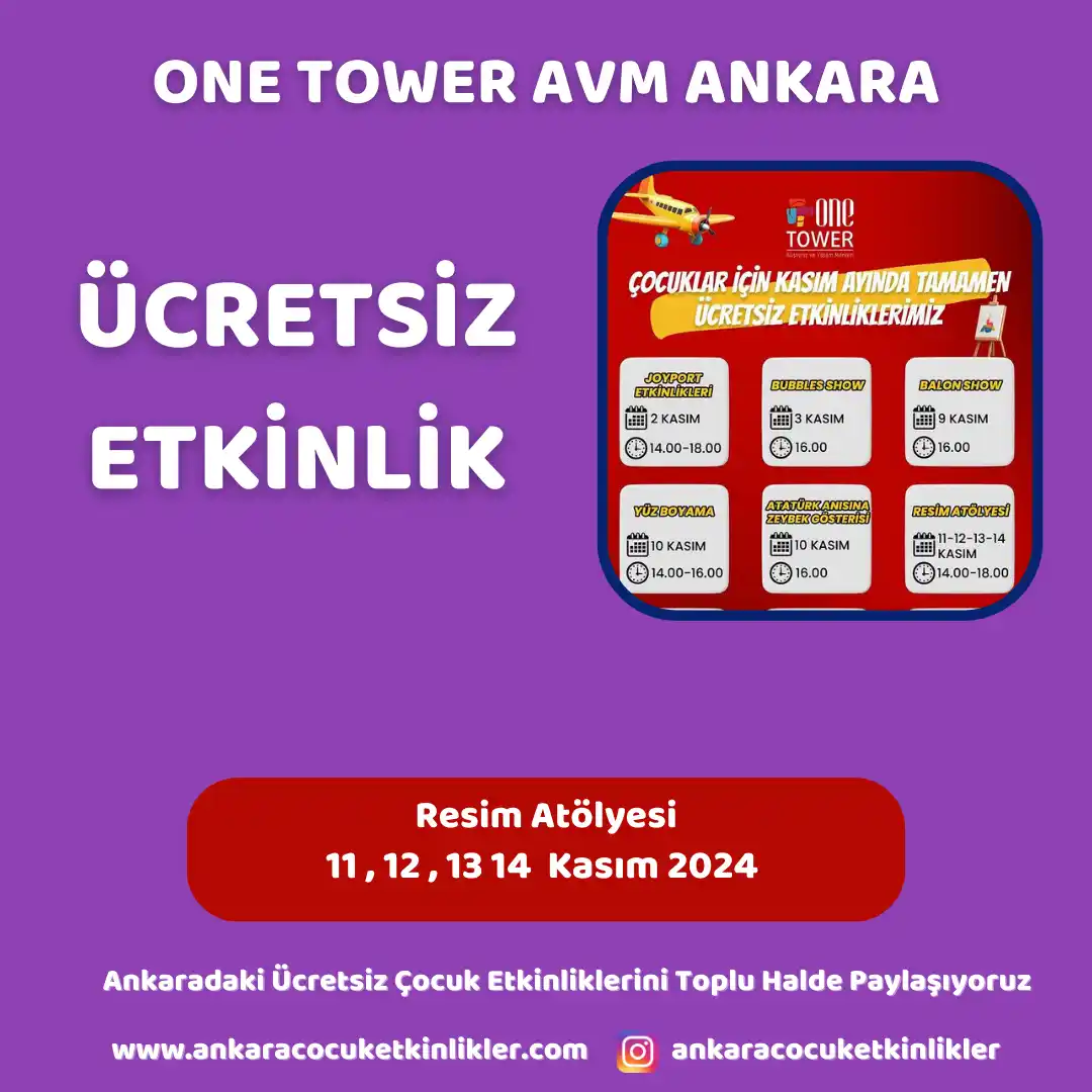 one tower avm 11121314 kasim Resim Atolyesi