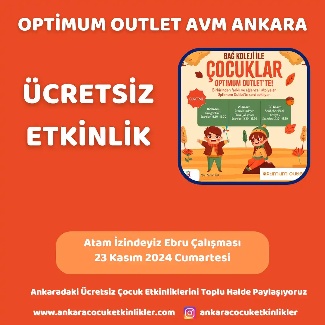 optimum outlet avm 23 kasim Atam Izindeyiz Ebru Calismasi
