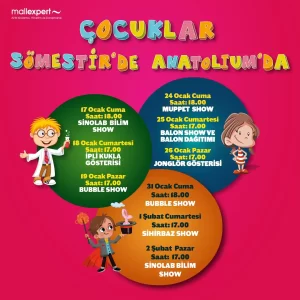 anatolium avm ara tatil etkinlikleri
