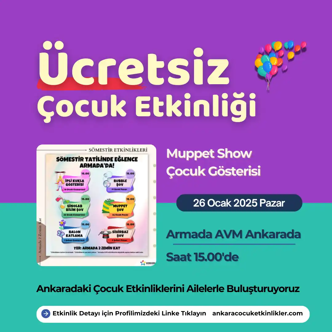 armada avm 26 ocak Muppet Show