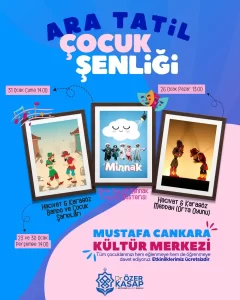 beypazari belediyesi ara tatil etkinlikleri