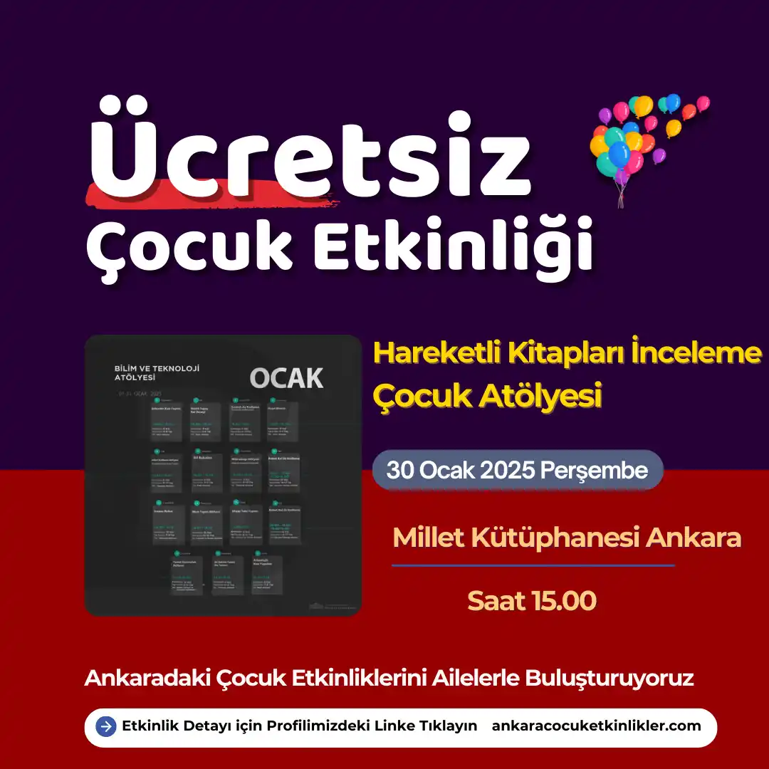 millet kutuphanesi 30 ocak Hareketli Kitaplari Inceleme