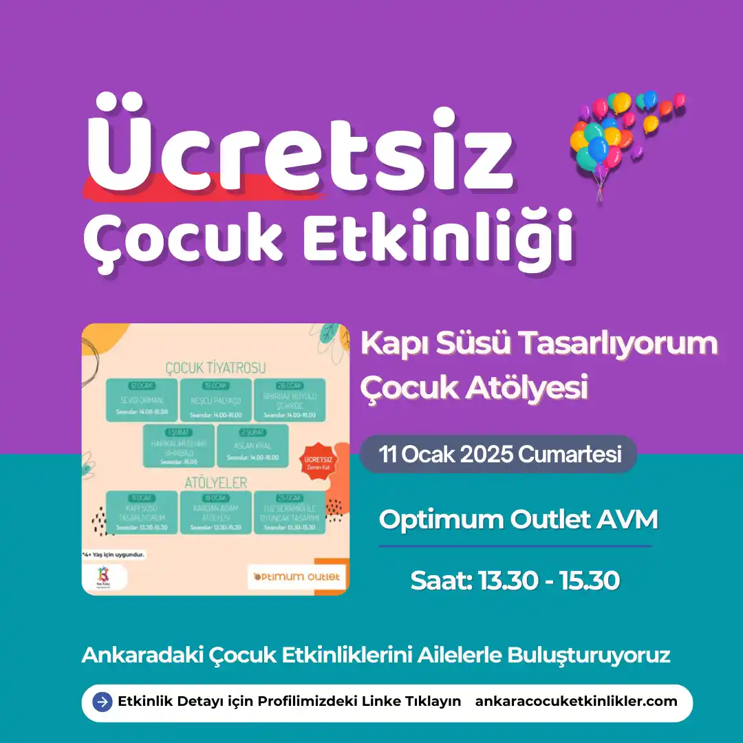 optimum avm 11 ocak Kapi Susu Tasarliyorum