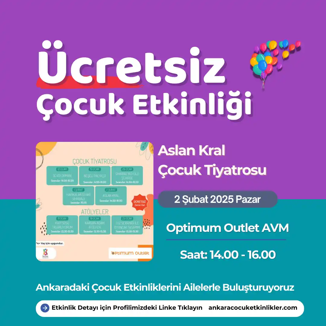 optimum outlet avm 2 subat Aslan Kral