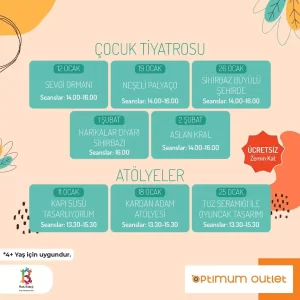 Optimum AVM Ücretsiz Ara Tatil Etkinlikleri 1 optium outlet avm