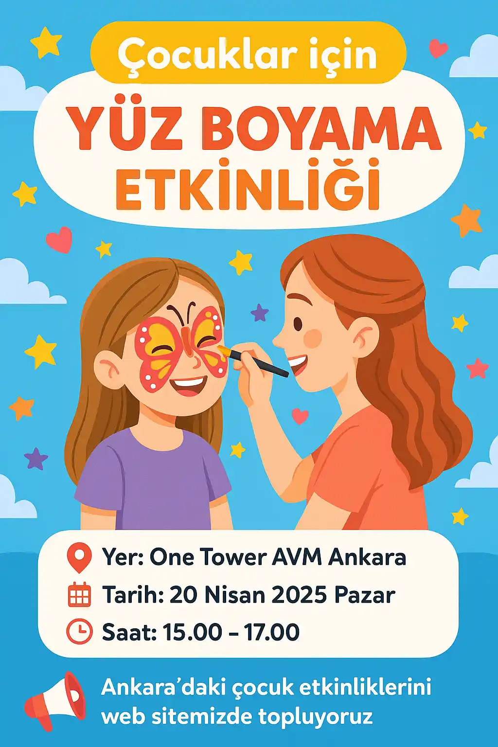 One tower avm 20 nisan yuz boyama