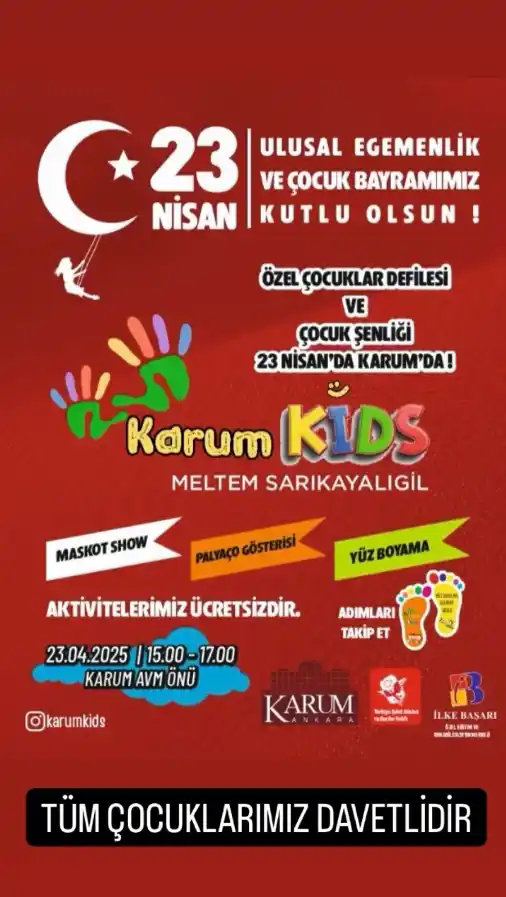 karum kids 23 Nisan