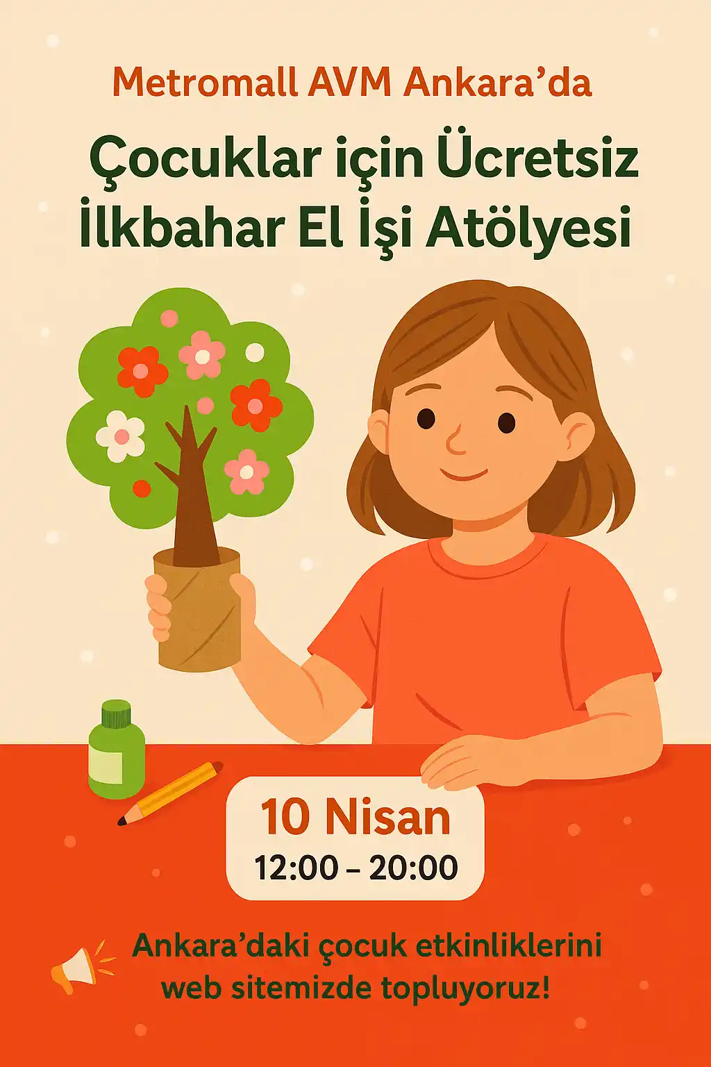 metromall avm 10 nisan ilkbahar el isi atolyesi