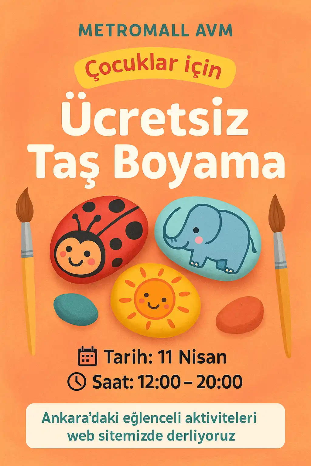 metromall avm 11 nisan tas boyama