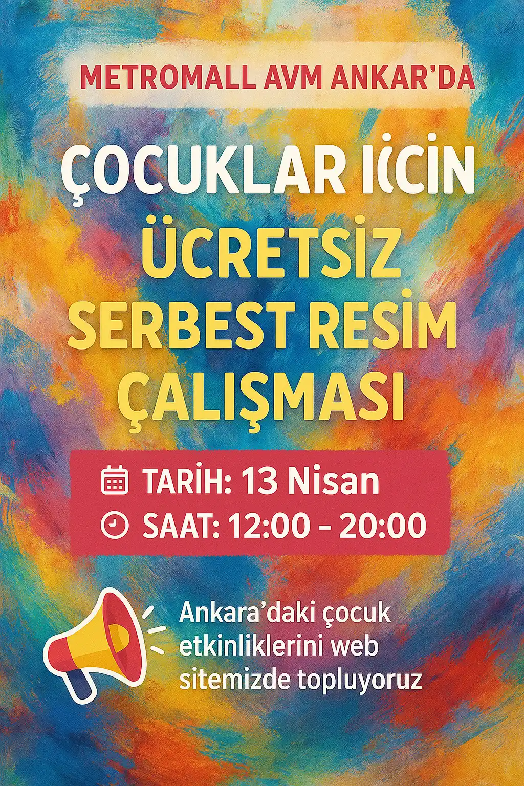 metromall avm 13 nisan serbest resim calismasi