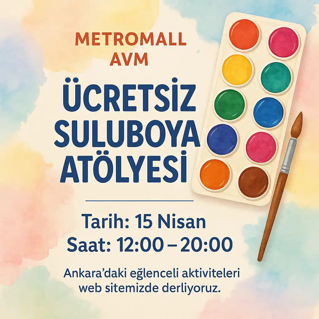 metromall avm 15 nisan suluboya atolyesi