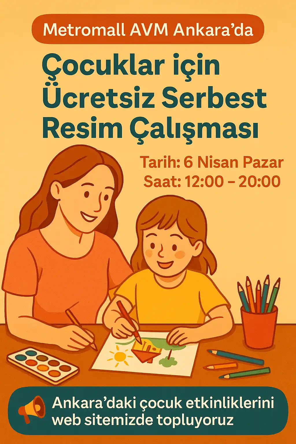 metromall avm 6 nisan serbest resim calismasi