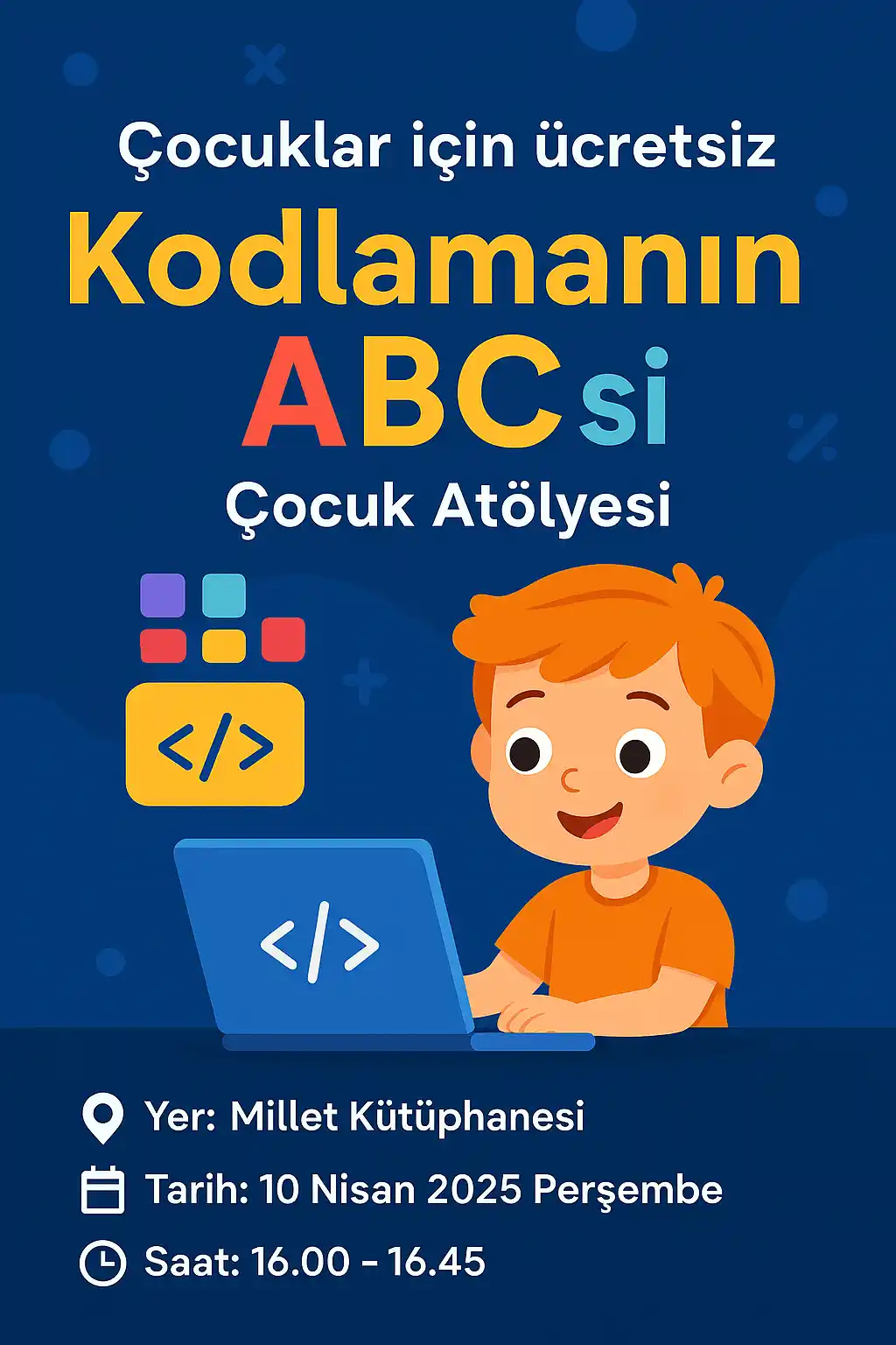 millet kutuphanesi 10 nisan kodlamanin abcsi