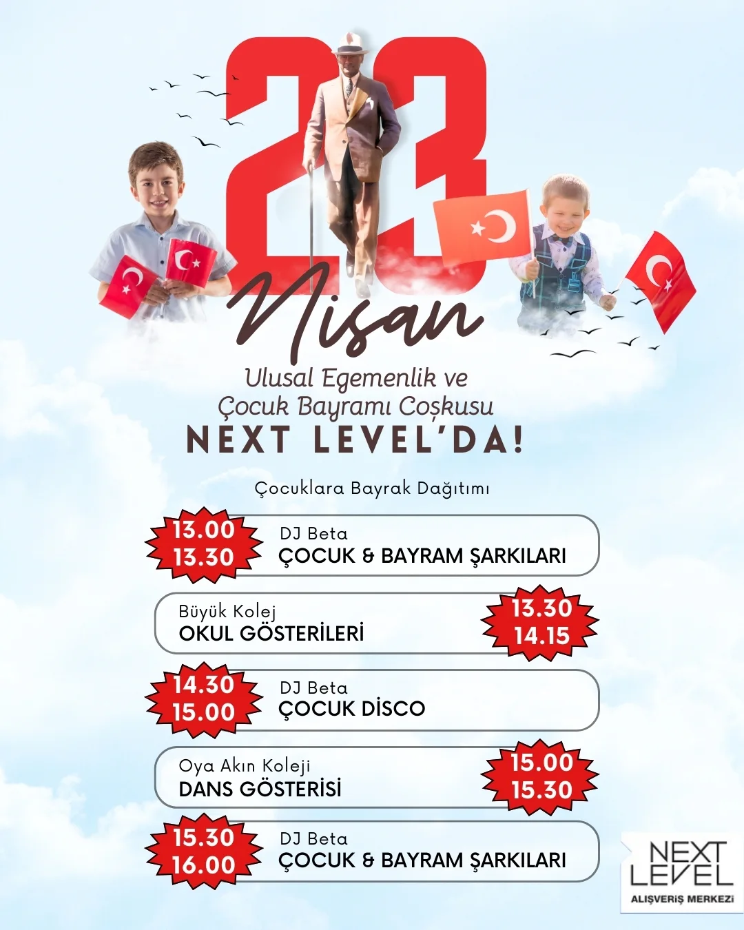 next level avm 23 nisan
