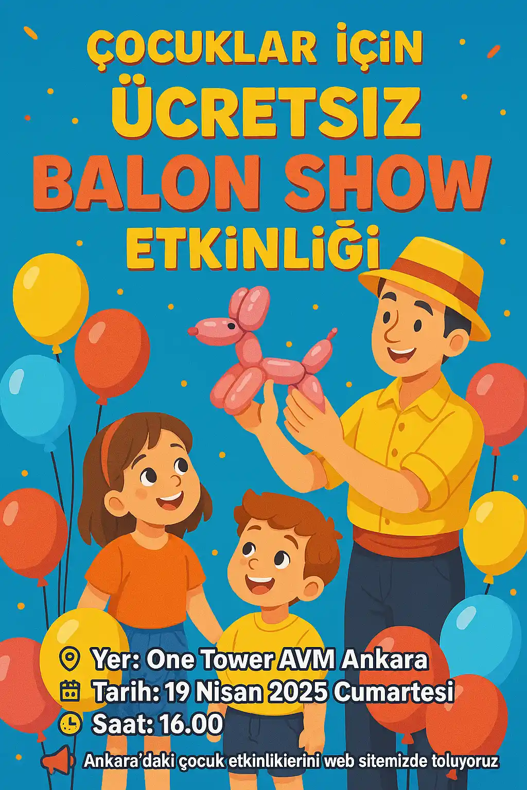one tower avm 19 nisan balon show