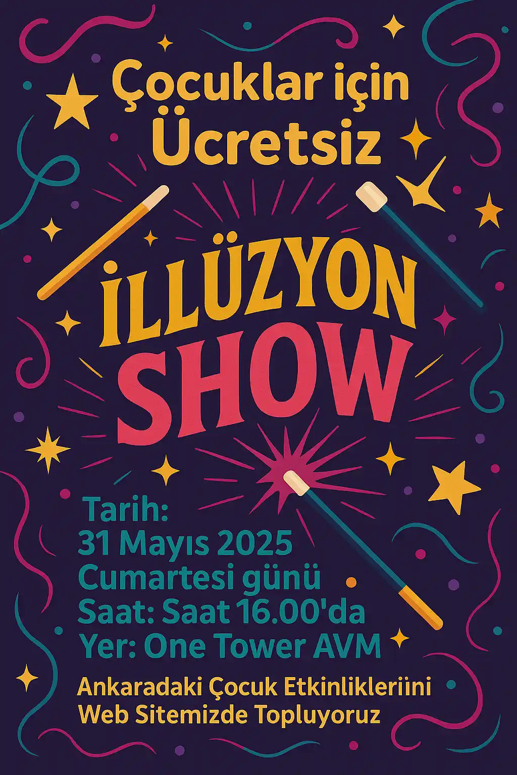 one tower avm 31 mayis illuzyon show