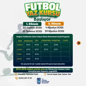 ankara buyuksehir belediyesi futbol yaz kursu 1