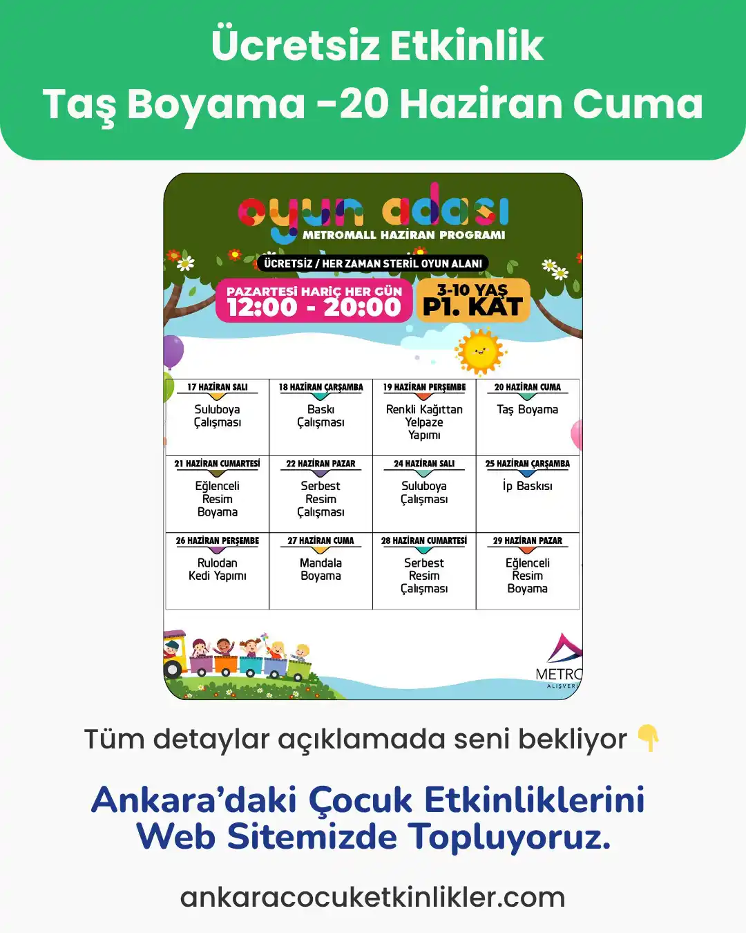 metromall avm 20 haziran tas boyama