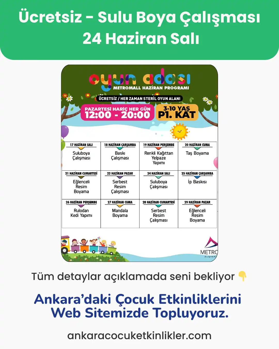 metromall avm 24 haziran sulu boya calismasi