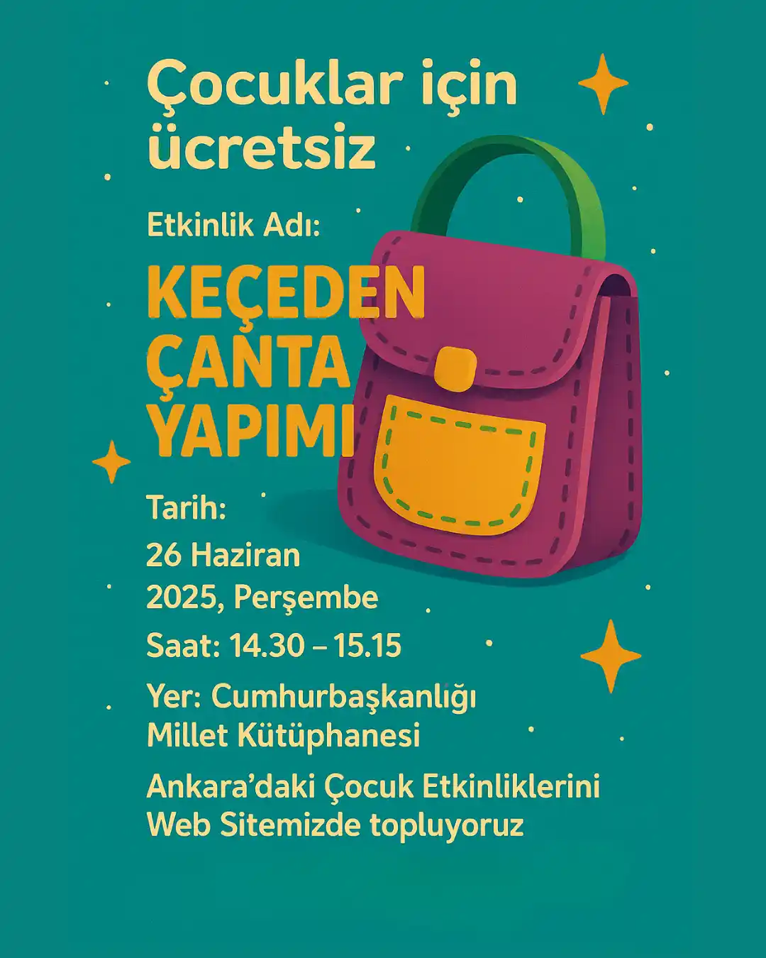 millet kutuphanesi 26 haziran keceden canta yapimi