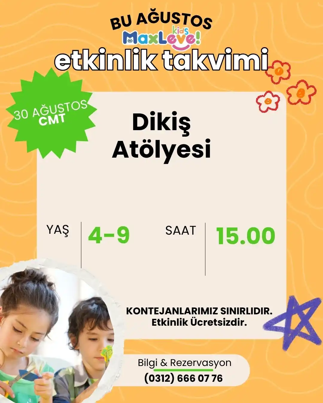 max level kids 30 agustos dikis atolyesi 2