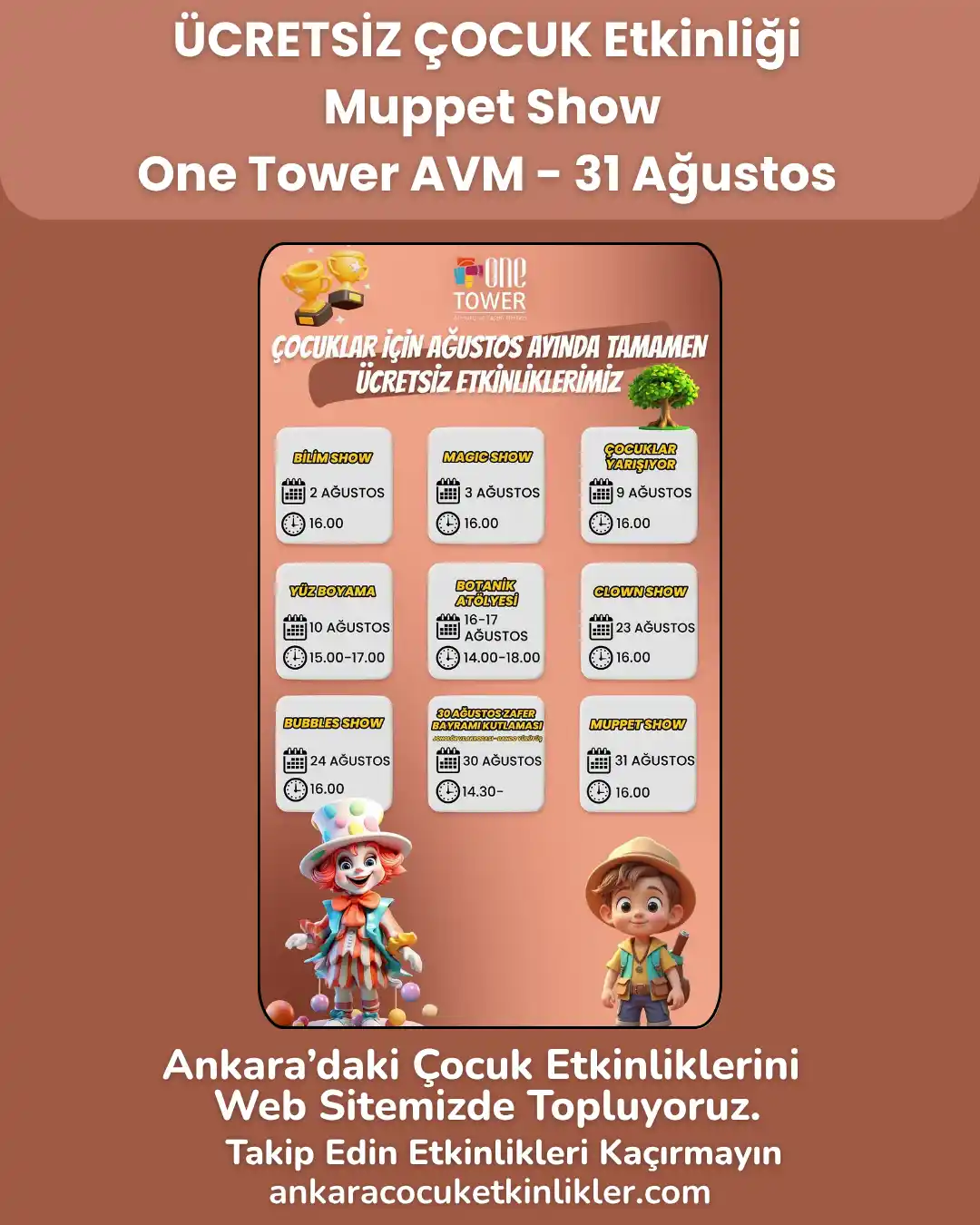 one tower avm 31 agustos Muppet Show