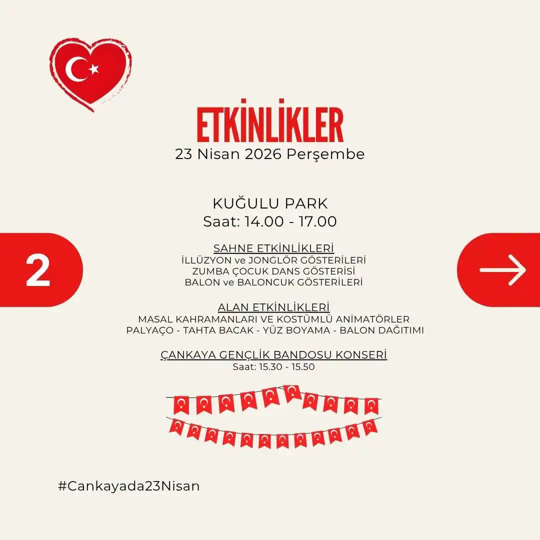 cankaya belediyesi 23 nisan etkinlikleri 2