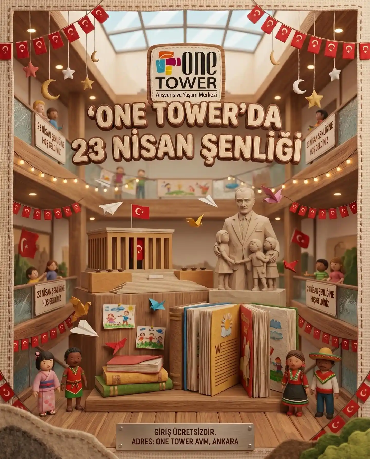 one tower avm 23 nisan 1